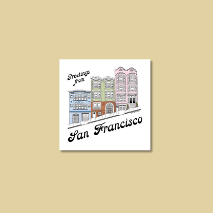 By Aleisha - Home Sweet San Francisco Magnet
