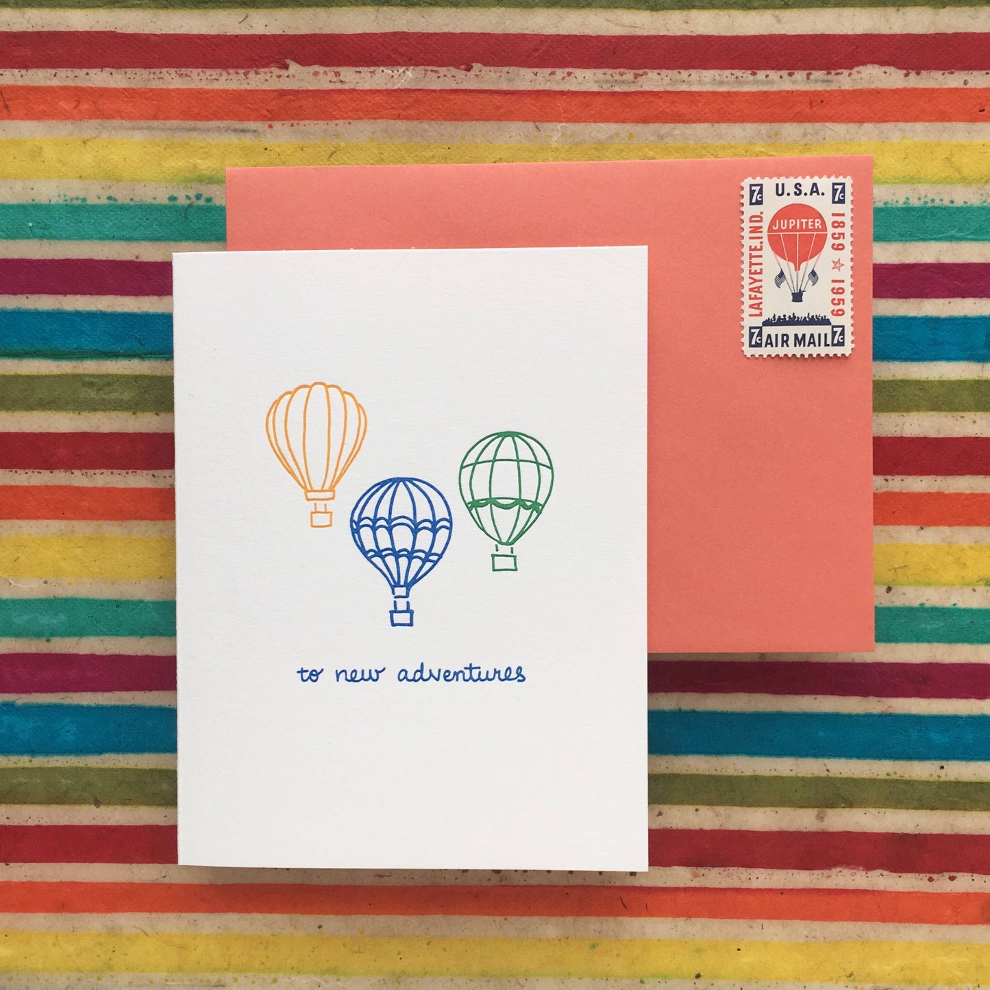 Albertine Press - To New Adventures Greeting Card