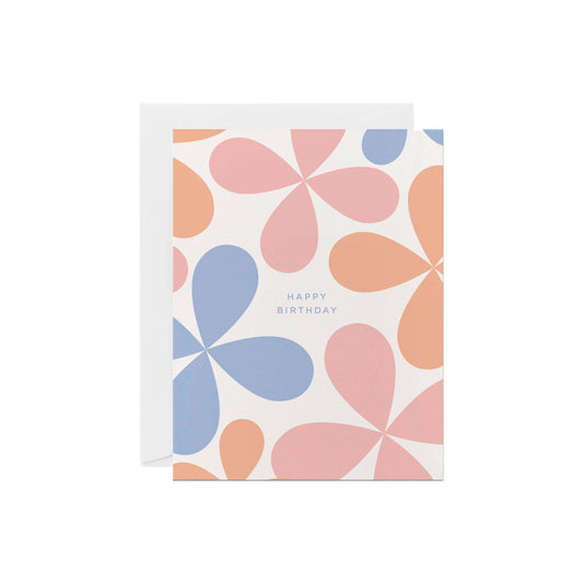 Line & Kind Paper - Birthday - Abstract Geometric Flower