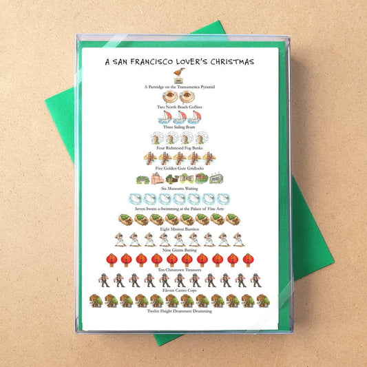 Allport Editions - Cities: 12 Days of Christmas - San Francisco Holiday Card