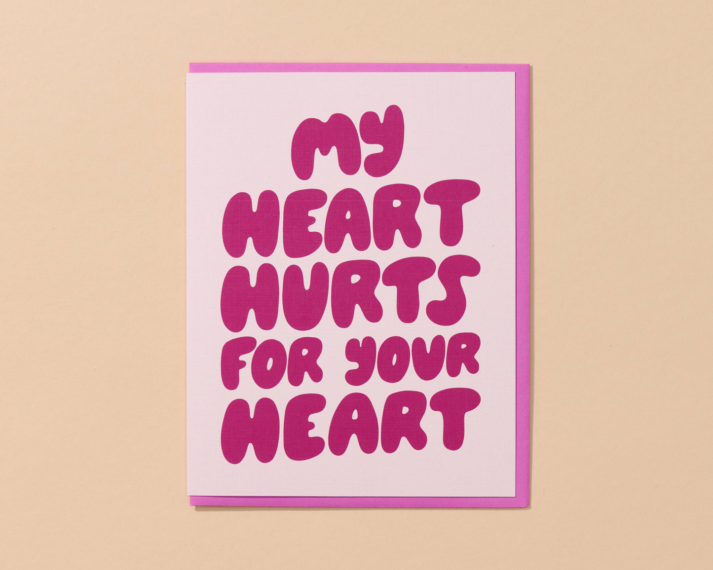 And Here We Are - Sympathy Card by Your Gal Kiwi—Heart Hurts for Your Heart