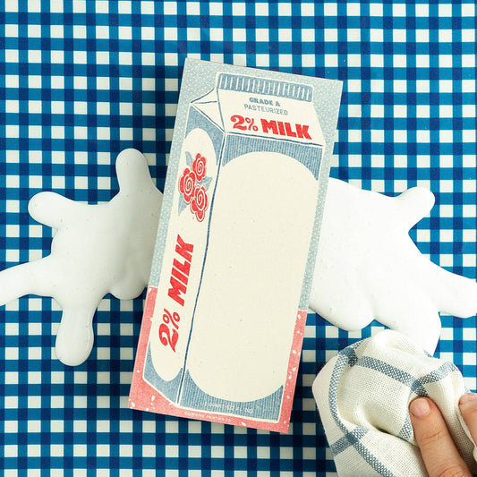 Bromstad Printing Co. - 2% Milk - Risograph Notepad