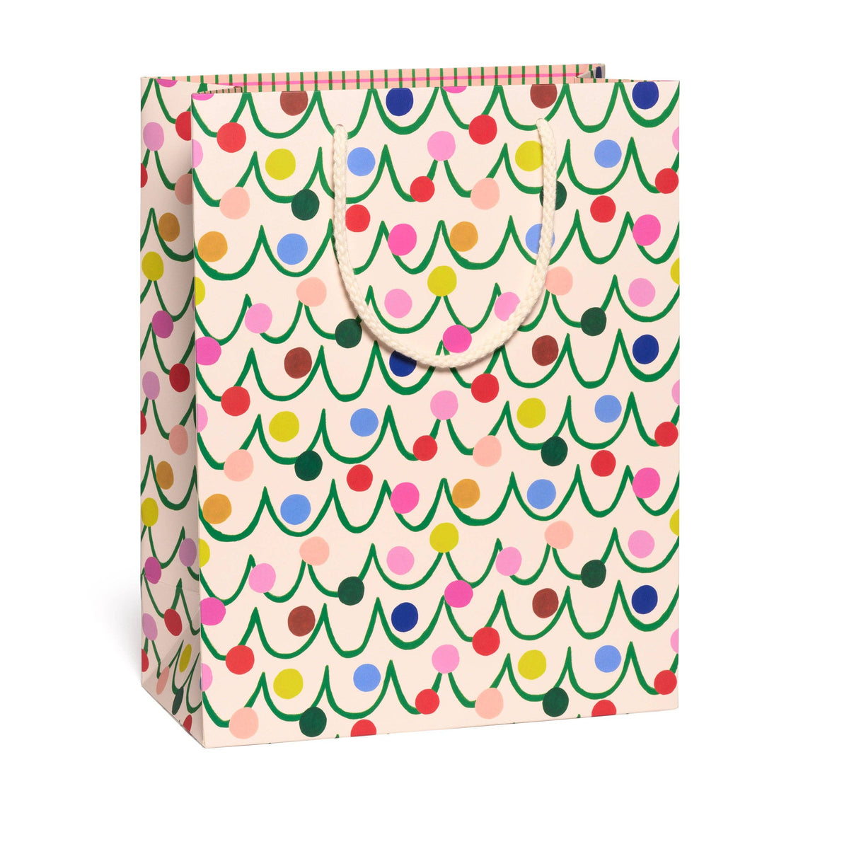 Red Cap Cards - Festive Globes gift bags: Small