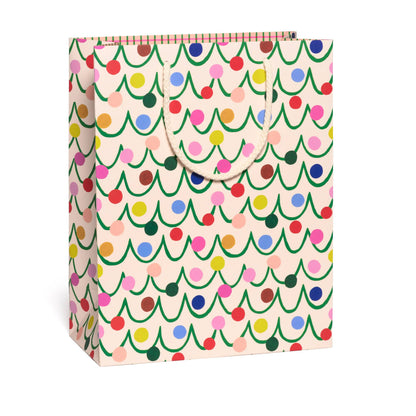 Red Cap Cards - Festive Globes gift bags: Small