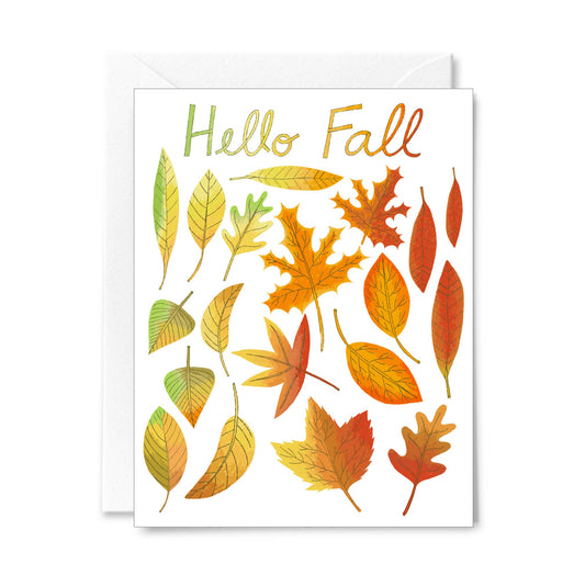 Courtney Beyer Design - Hello Fall Greeting Card