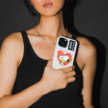 Apply Stickers - Holo Heart Snoopy - Die-Cut Sticker (Valentines)