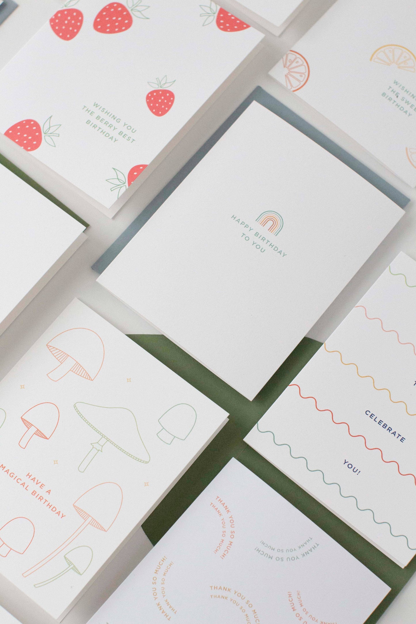 Line & Kind Paper -  Rainbow Birthday