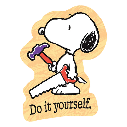 Apply Stickers - DIY Snoopy - Die-Cut Sticker (Home Improvement)