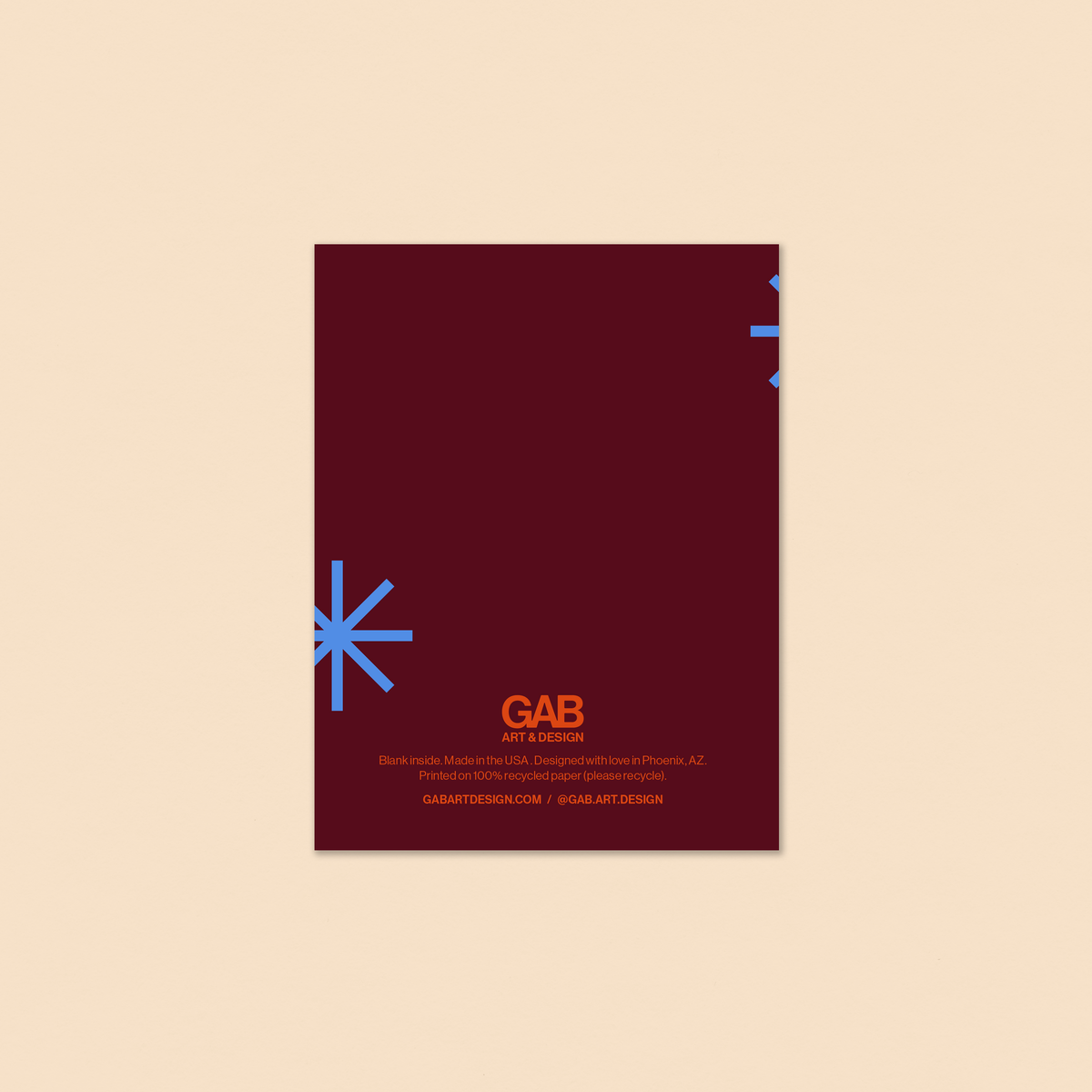 Gab Art & Design - Holiday hug - greeting card