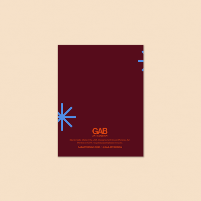 Gab Art & Design - Holiday hug - greeting card