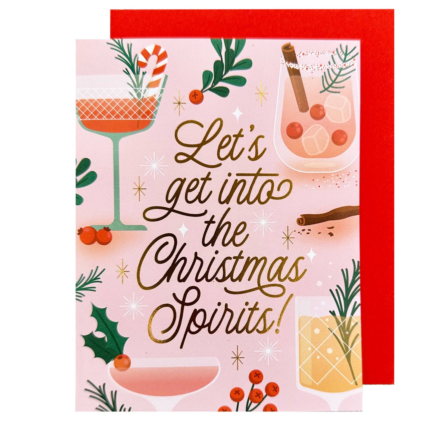 The Social Type - Christmas Spirits Cocktails: Single Card