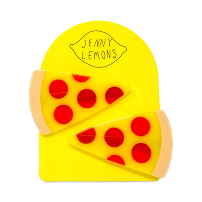 Jenny Lemons - Pizza Alligator Hair Clip Set