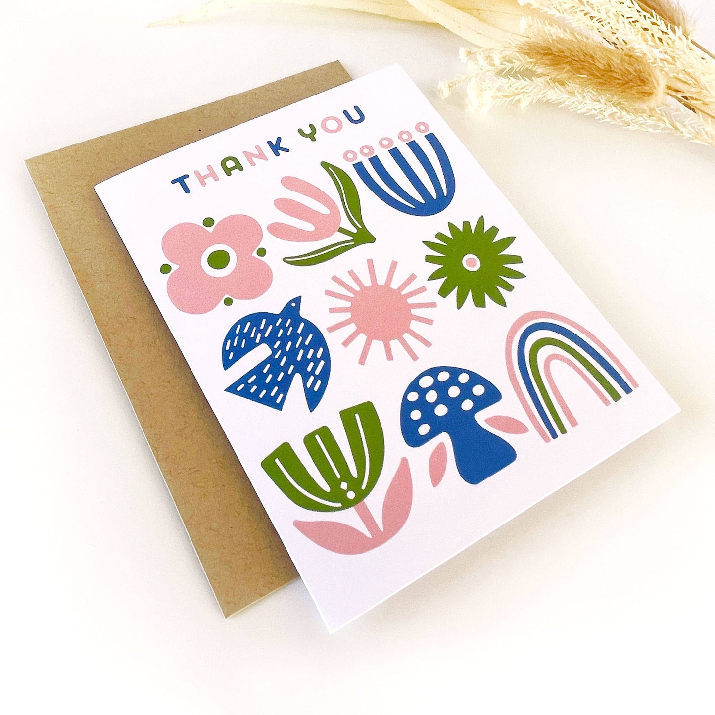 Paper Parasol Press - Garden Friends Thank You Card