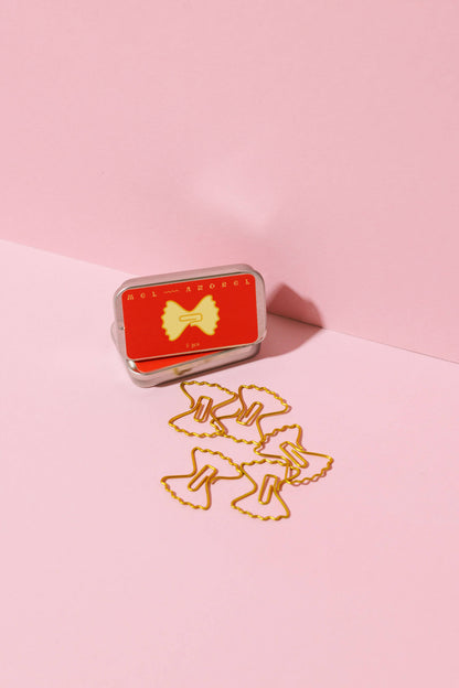 Mel Andrel - Pasta Paper Clip - Farfalle