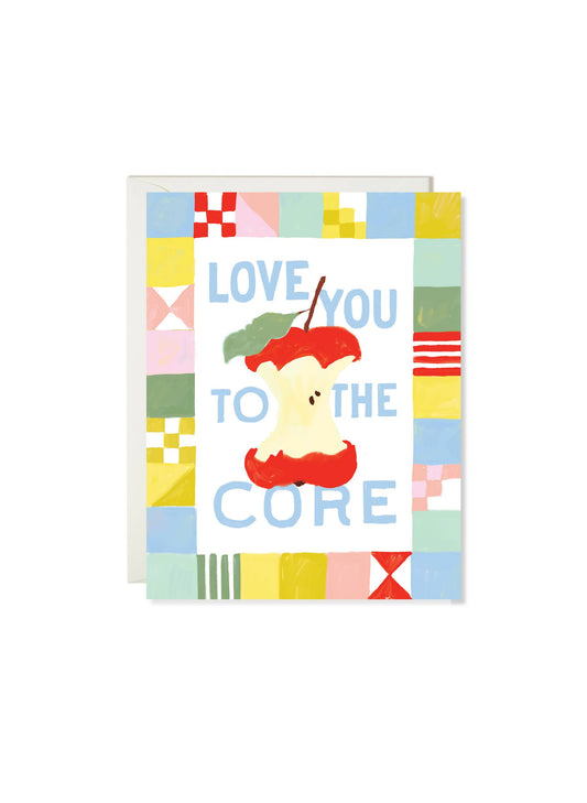 Karen Schipper - Love You to the Core - Food Love Card