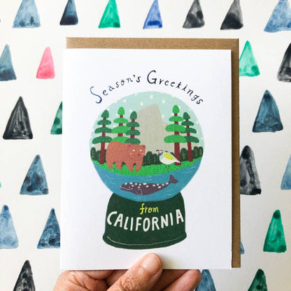 Honeyberry Studios - Northern California Snow Globe Holiday