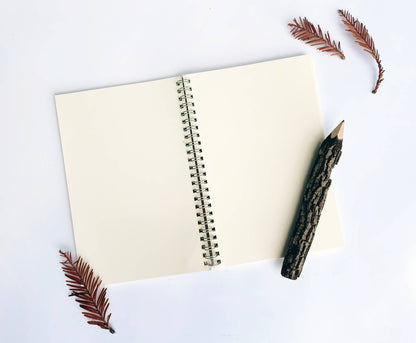 Studio Portmanteau - Kraft Left Spiral Notebook: Lined