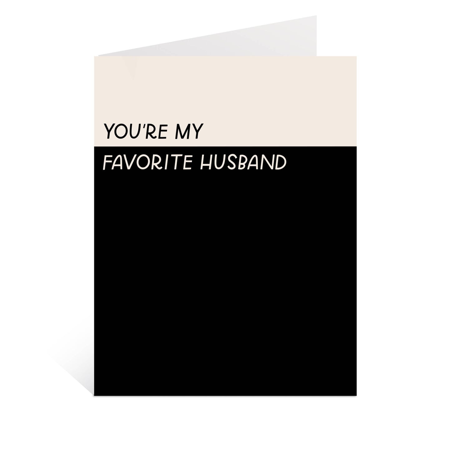 Just Follow Your Art - You're My Favorite Husband Card | Funny Anniversary Cards