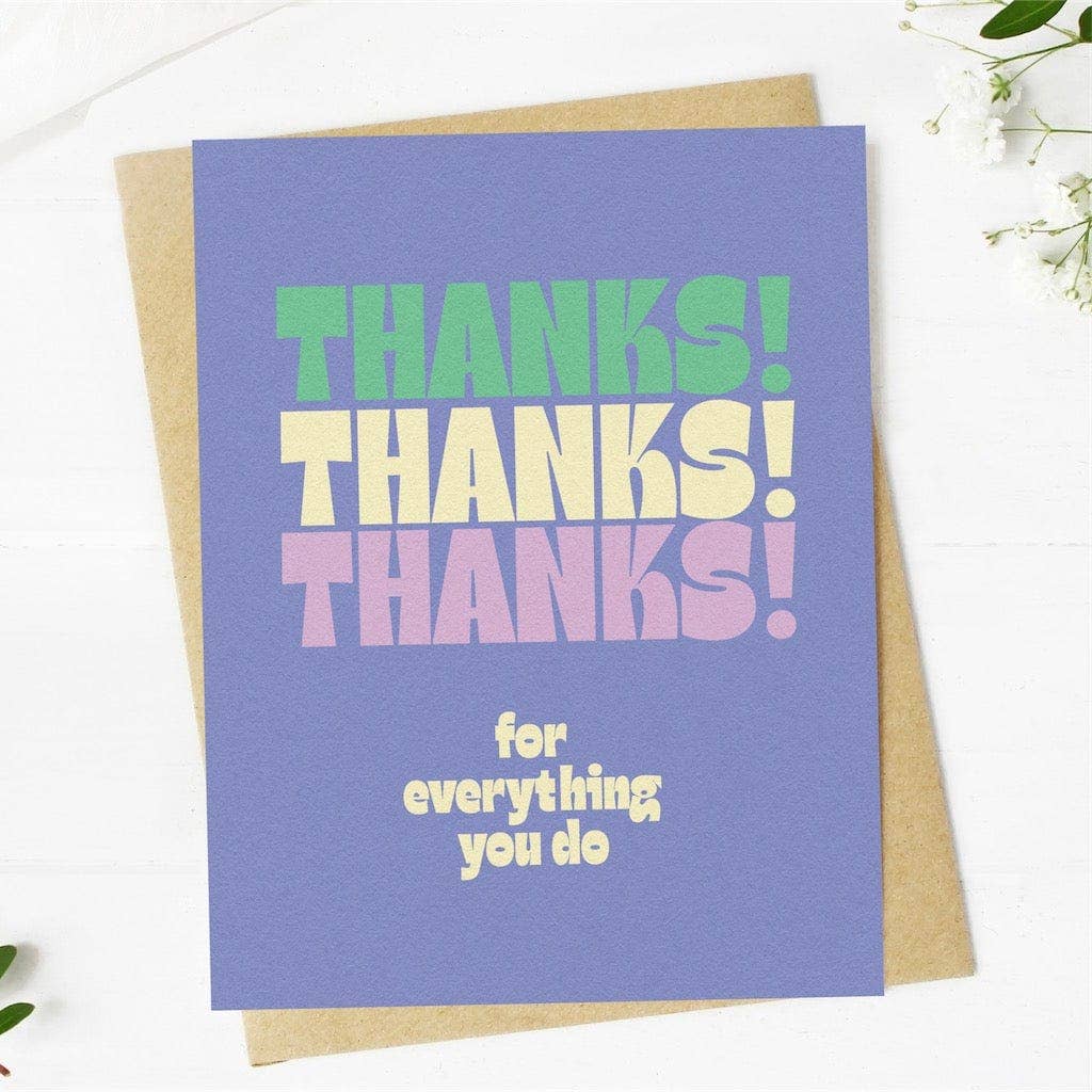 Big Moods - "Thanks Thanks Thanks" for everything you do