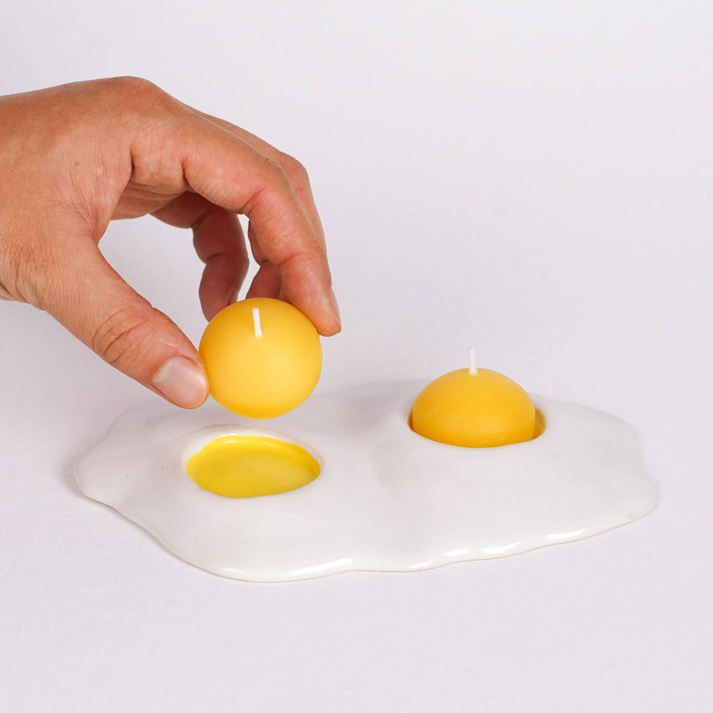 Collin Garrity - Extra Yolk for Ceramic Egg Tea Light Candle Holders