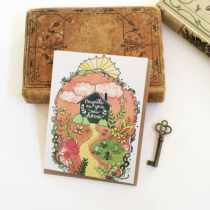 Cynla - Congrats House Card - New Home card, moving card