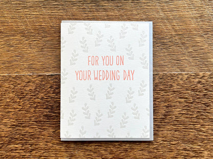 Noteworthy Paper & Press - Wedding Day Card