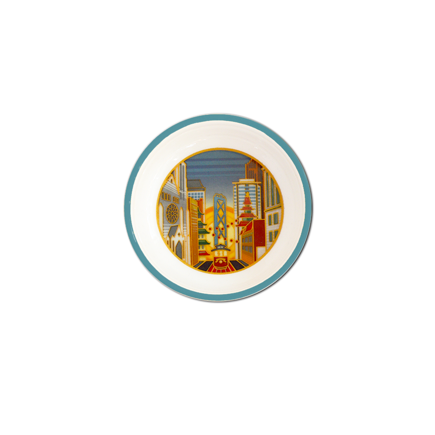 SF Mercantile - California Street at Sunrise Horizons Trinket Tray