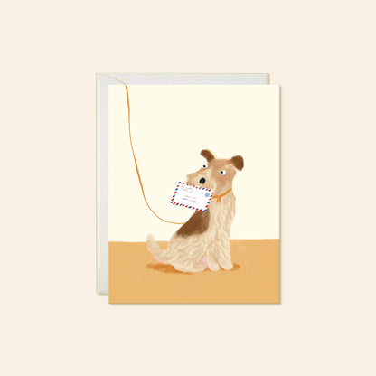 Karen Schipper - Mail Dog – Dog Lover Everyday Greeting Card