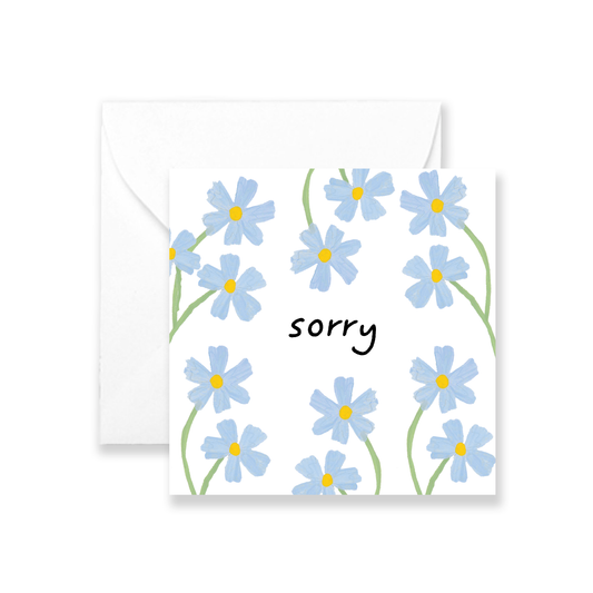 Isabella MG - Sorry - Izzy Mini Greeting Card