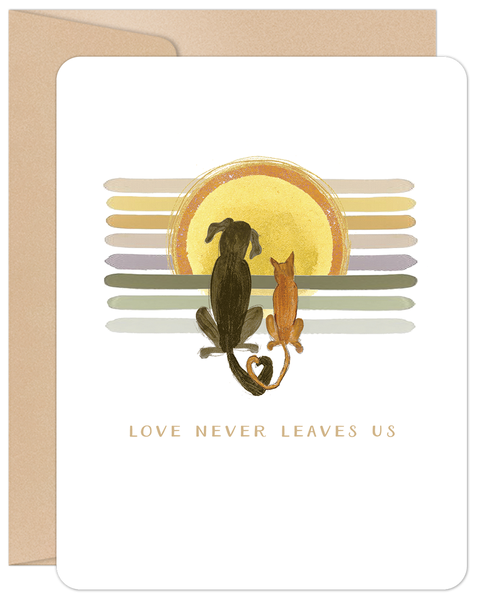 Willow & Ivy Press - Rainbow Bridge Pet Sympathy Card