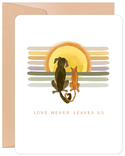 Willow & Ivy Press - Rainbow Bridge Pet Sympathy Card