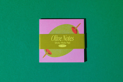 Mel Andrel - Olive Sticky Notes