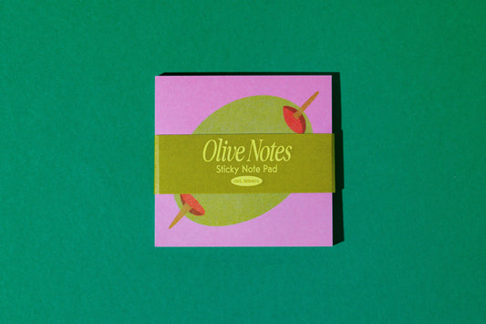 Mel Andrel - Olive Sticky Notes