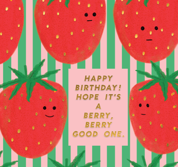 Carolyn Suzuki - MEGA ICHIGO PARTY - Birthday Card