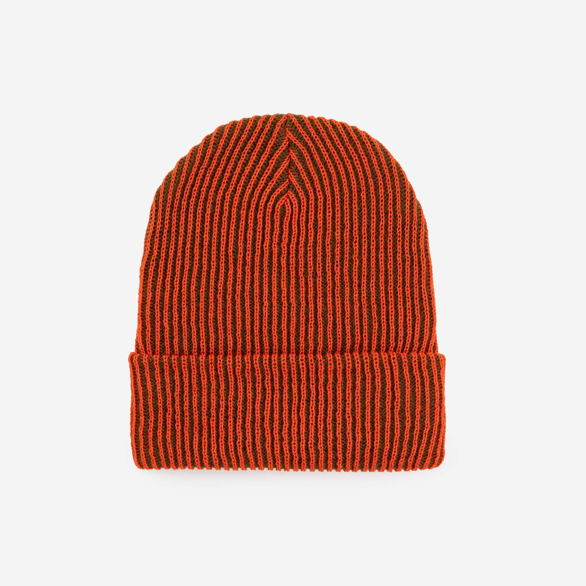 VERLOOP  - Simple Rib Hat: Moss Poppy