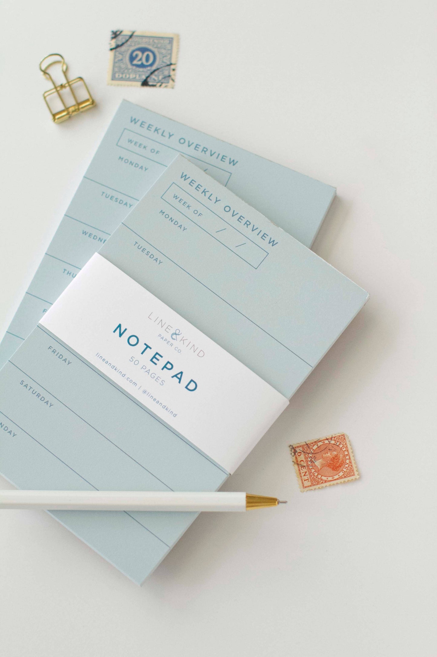 Line & Kind Paper - Weekly Planner - Minimal  notepad