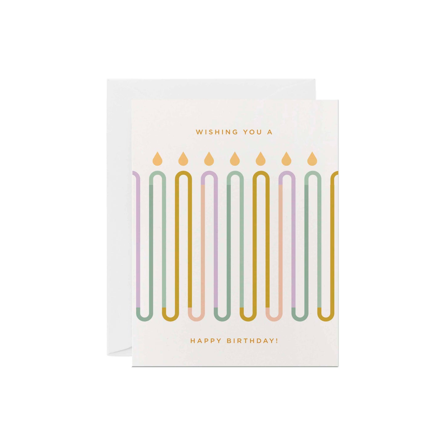 Line & Kind Paper - Birthday - Wavy Candles