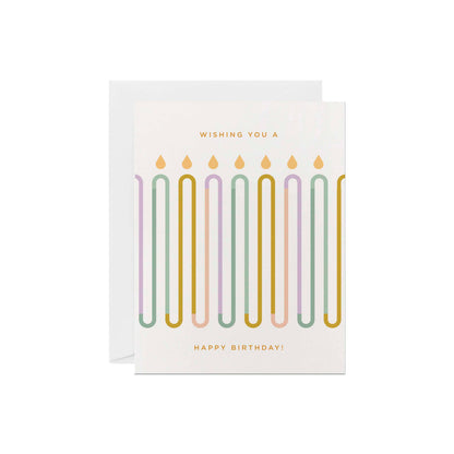 Line & Kind Paper - Birthday - Wavy Candles