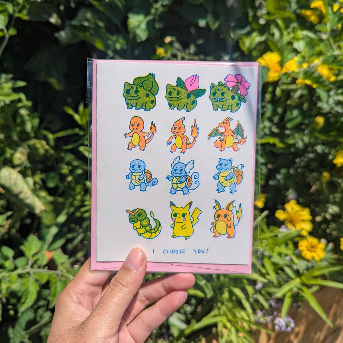Christina Hu - I Choose You! Pokemon Card | Greeting Card 4.25"x5.5"
