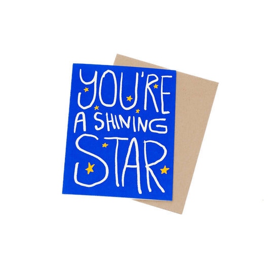 Gab Art & Design - You're a shining star - greeting card