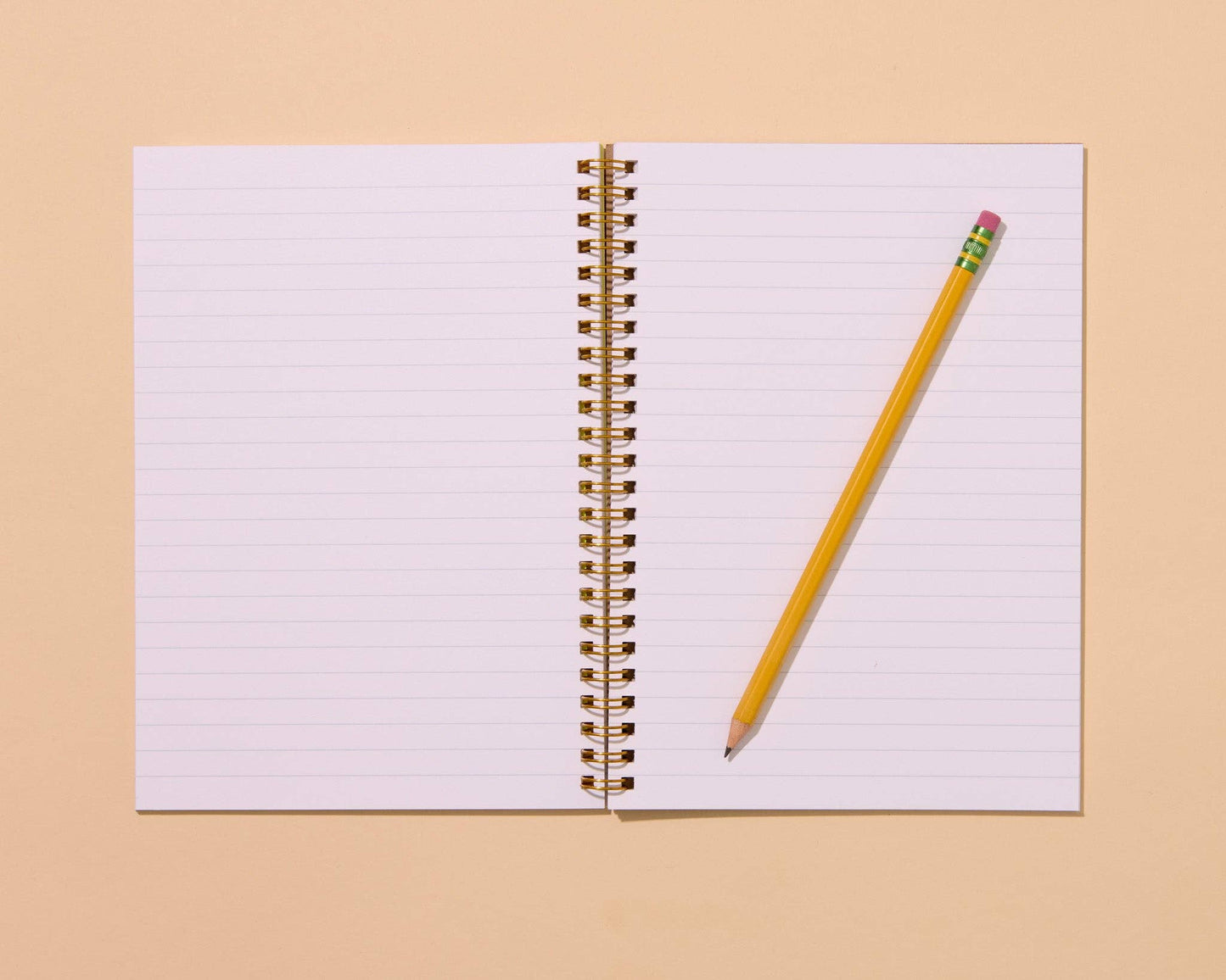 And Here We Are - Letterpress A5 Spiral Notebook—Coneflower (Floral Summer)