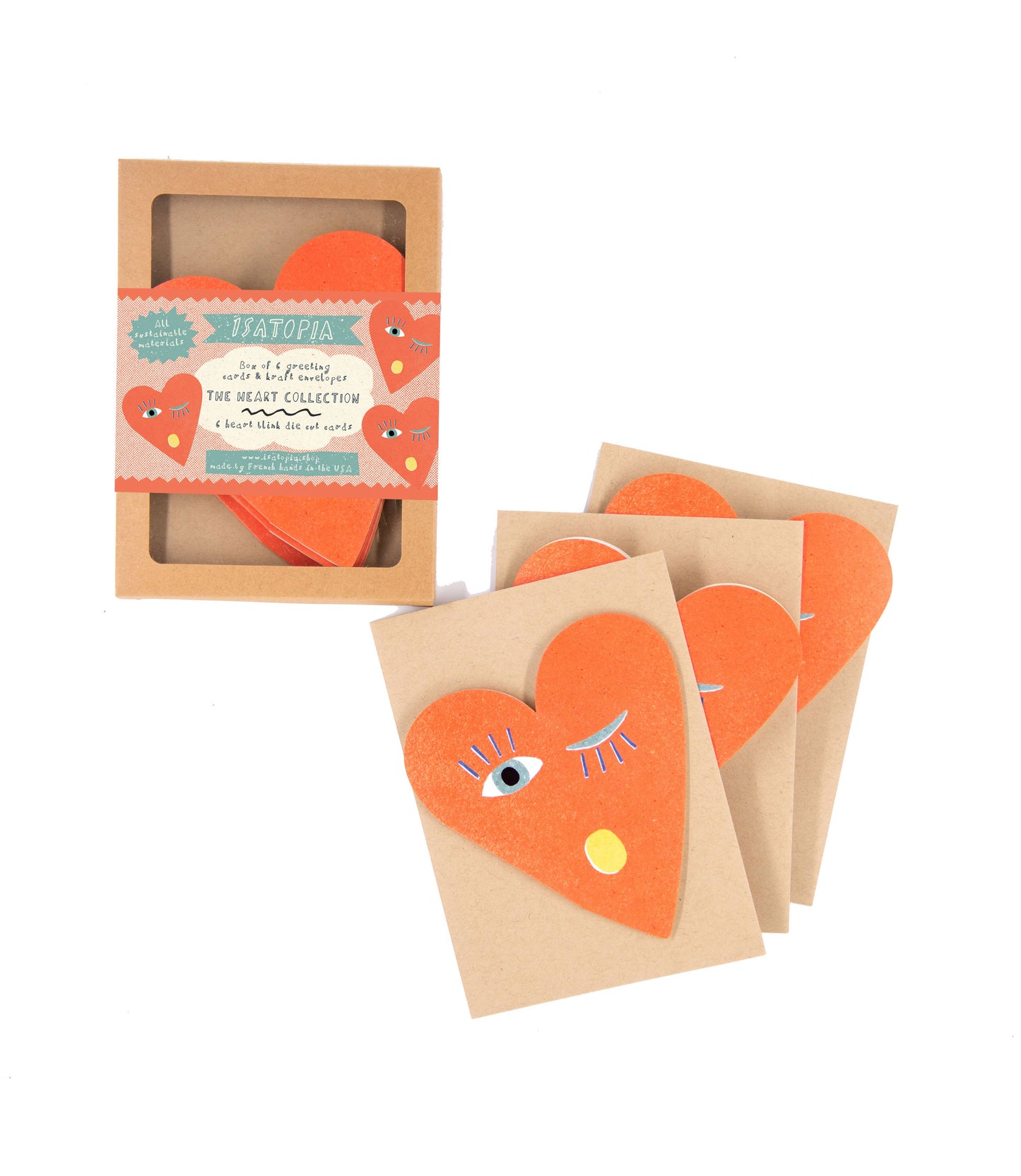 Isatopia - Heart Blink - Box of 6 Cards