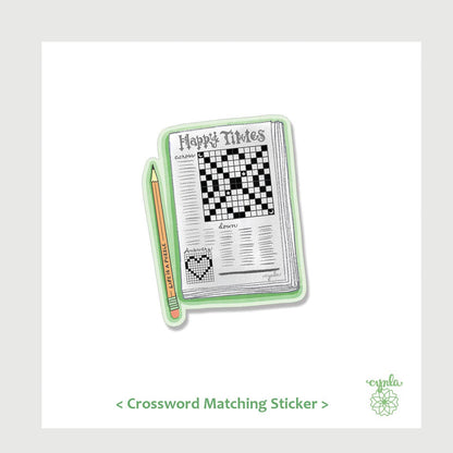 Cynla - Crossword Birthday Card - crossword puzzles game lover games