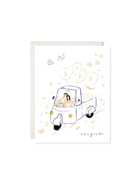 Karen Schipper - Wedding Calessino - Classic Just Married Card