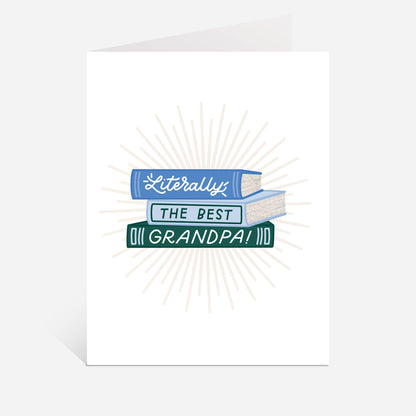 Just Follow Your Art - Literally The Best Grandpa Card | Grandparent Cards