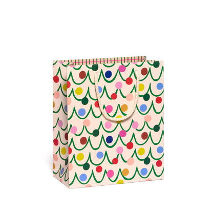 Red Cap Cards - Festive Globes gift bags: Small