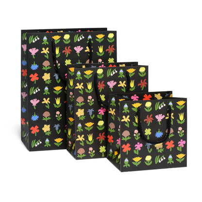 Red Cap Cards - Little Flowers gift bags: Large