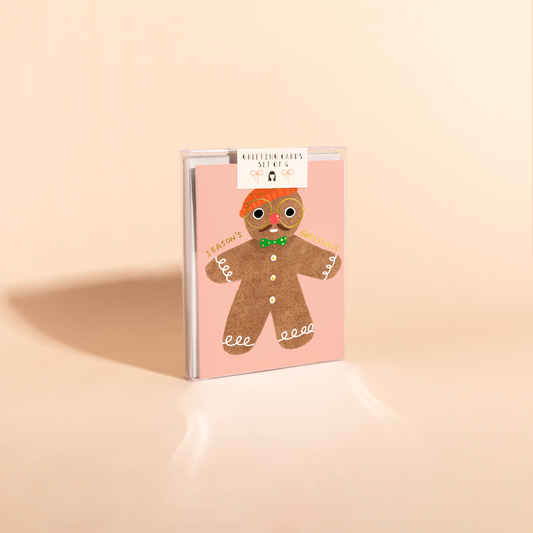 Carolyn Suzuki - GINGERBREAD GUY - Holiday Card