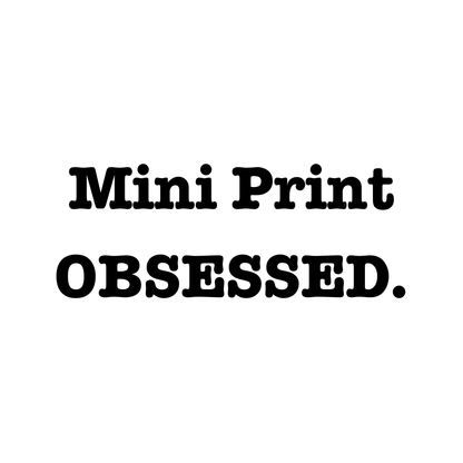 Mini Print Obsessed button