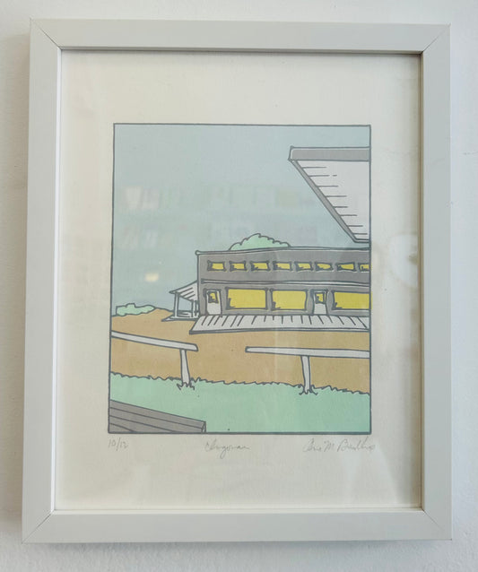 Anne Breedlove - Screenprint - Ingomar Saloon